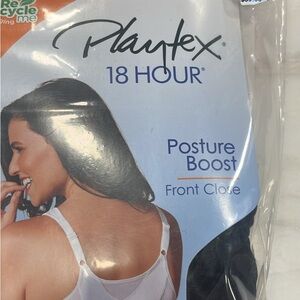 Playtex 18 Hour Posture Boost Front Close Bra - White